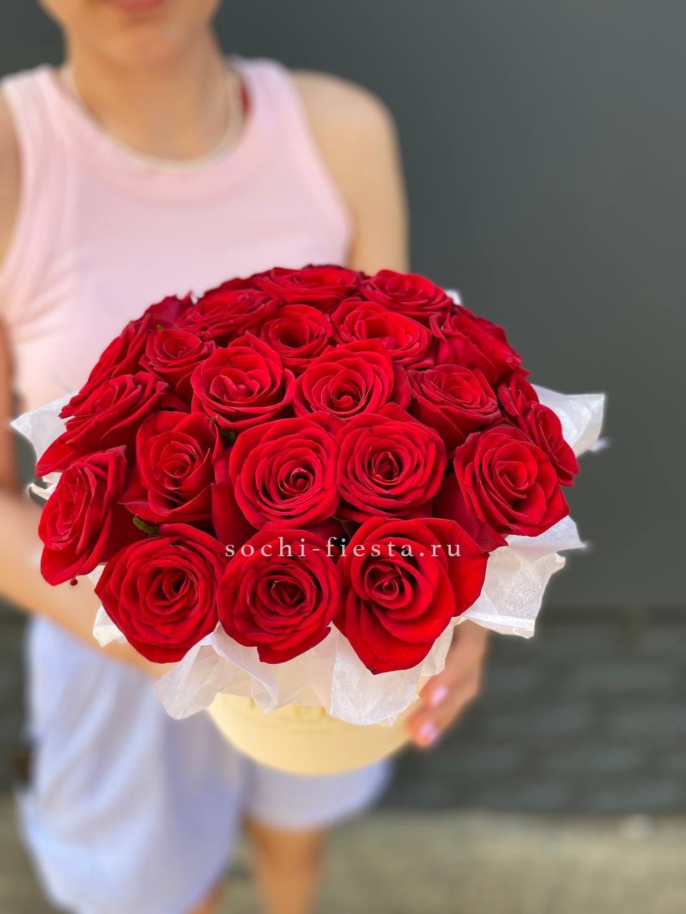 свадебная коробка XL с пионами для церемонии в Костроме