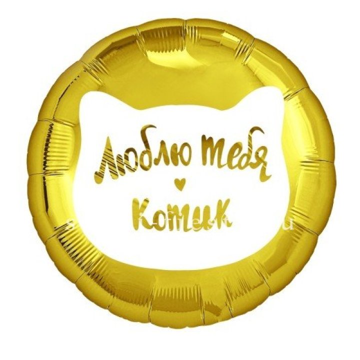 Фольгированный шар "Люблю тебя, Котик" в Костроме
