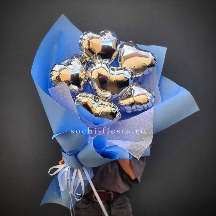 Букет из шаров сердец  №2 в Костроме