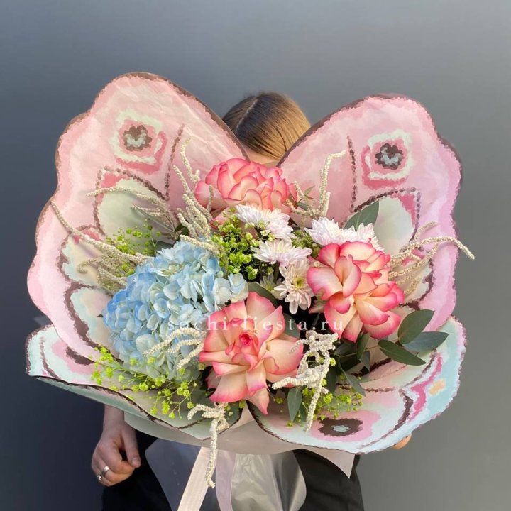 Дизайнерский букет бабочка №5 в Костроме