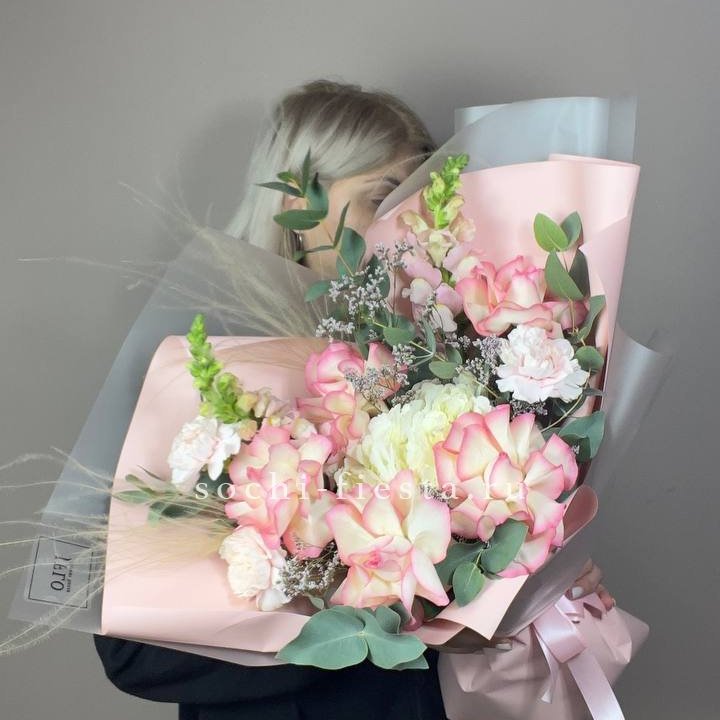  Букет  "Закат для неё" в Костроме