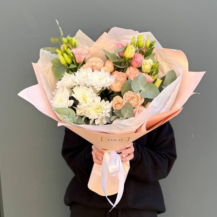 Букет "Персиковая нежность" в Костроме