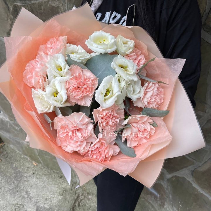  Букет диантусов "Пич" в Костроме