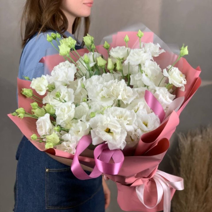 Букет эустом "Пудра" в Костроме