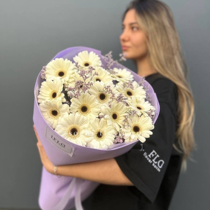 Букет голландских гербер "Лавандер" в Костроме
