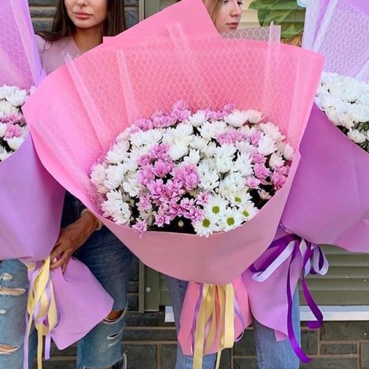 Букет хризантем №3 в Костроме