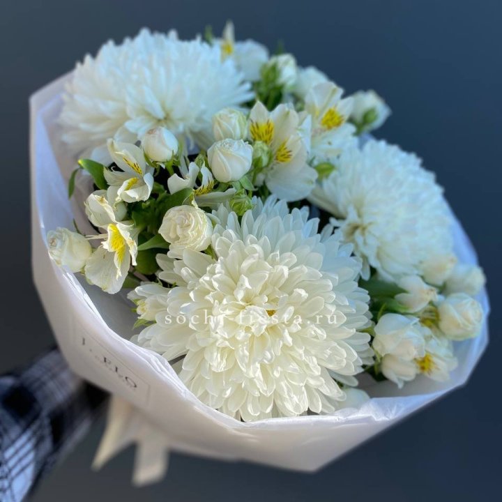 Букет из хризантем "Миранда" в Костроме