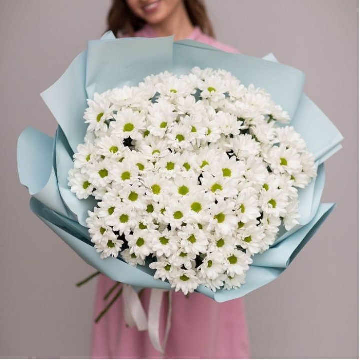  Букет хризантем "Бон-бон" в Костроме