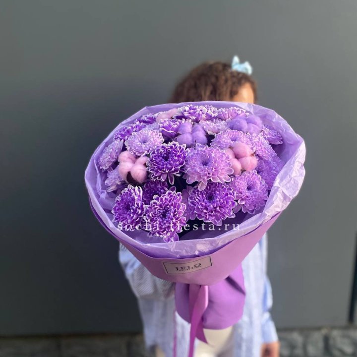 Хризантемы с хлопком в Костроме