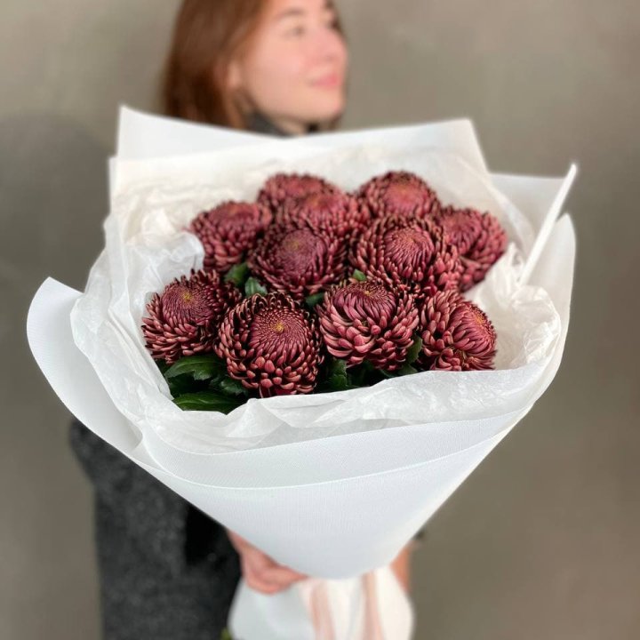 Букет хризантем "Касиопия" в Костроме