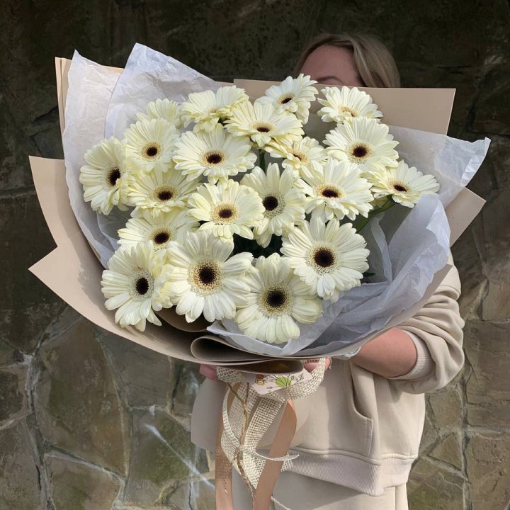 Букет голландских гербер "Шейн"" в Костроме