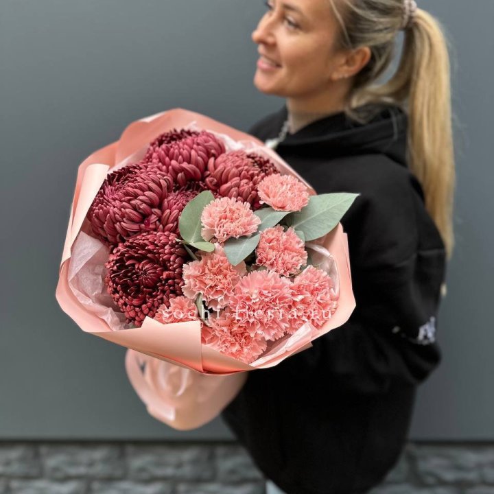 Дуо диантусы и бигуди в Костроме