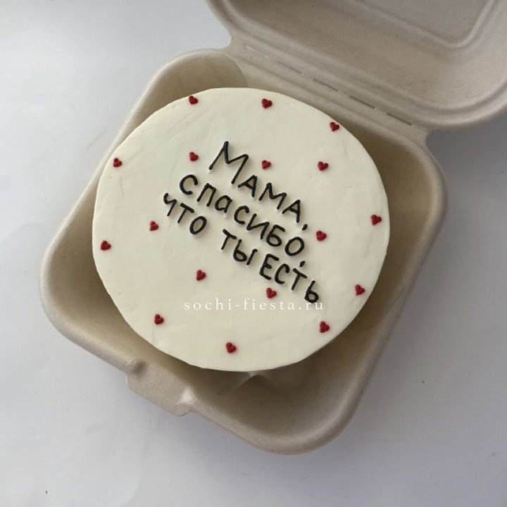 Бенто-торт "Мама спасибо что ты есть" в Костроме