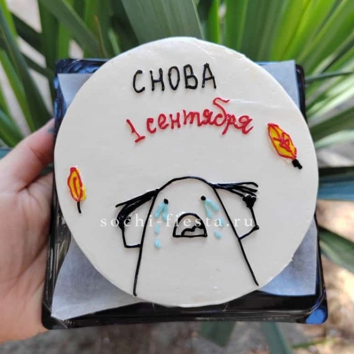 Бенто-торт "Не опять, а снова..." в Костроме