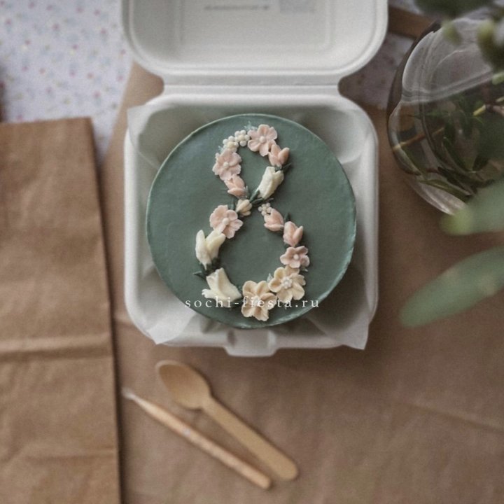 Бенто-торт "8 марта" green  в Костроме