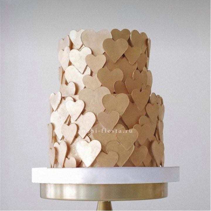 Торт "Hearts" gold в Костроме