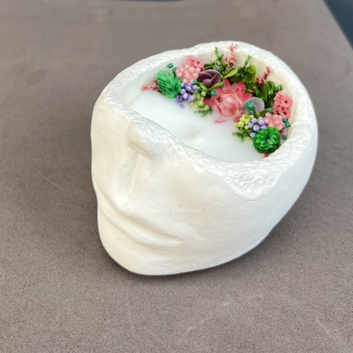 Свеча ароматическая в гипсе  в Костроме