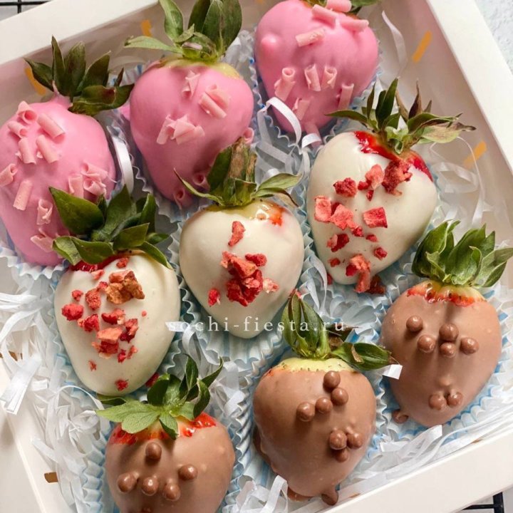 Клубника в шоколаде 9 ягод в Костроме