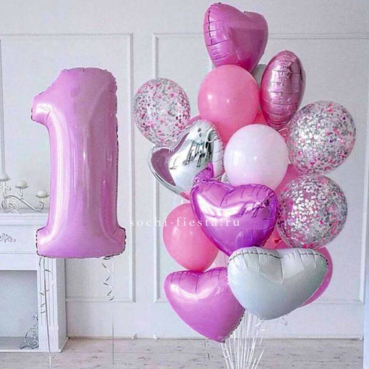 Набор шаров "С днем рождения" в Костроме