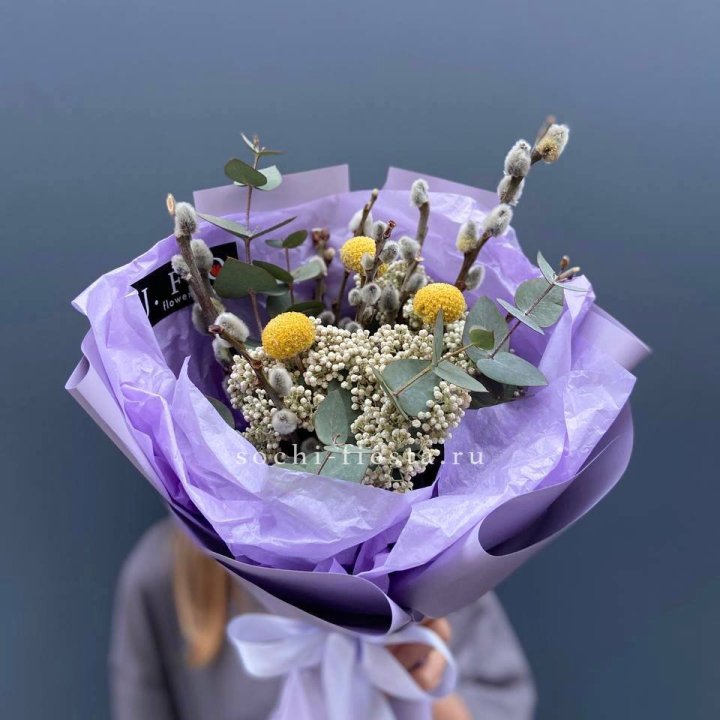 Букет с Вербой №1 в Костроме