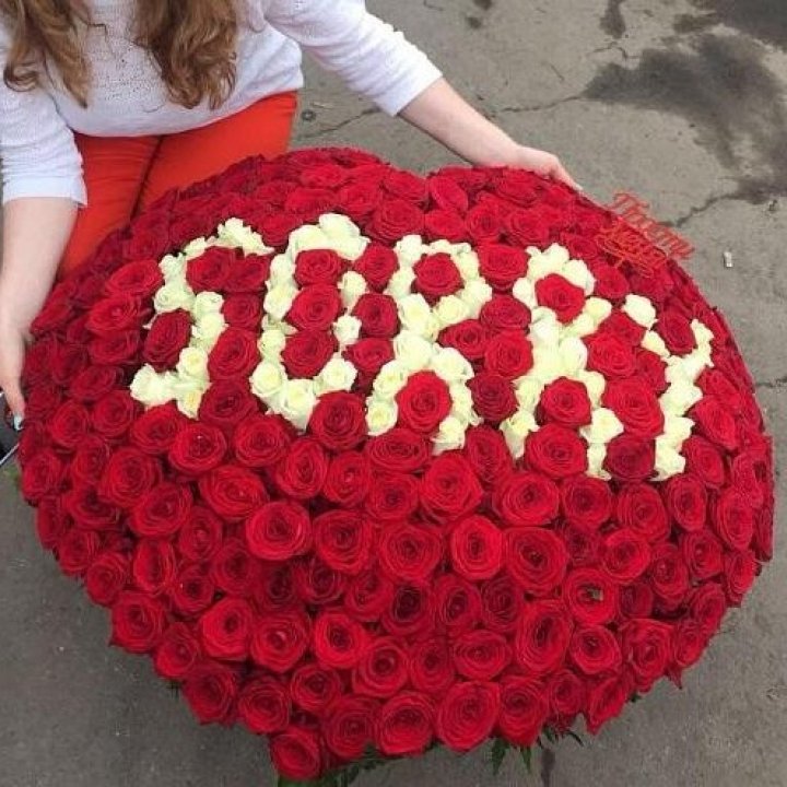 351 роза "Прости меня" в Костроме