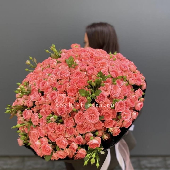 101 кустовая роза Барбадос в Костроме