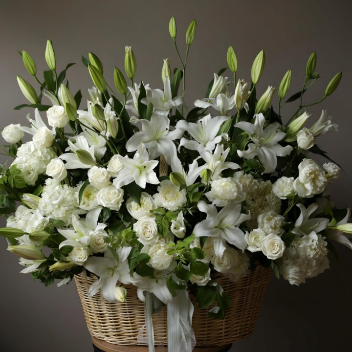 Цветочная корзина макси №3 в Костроме