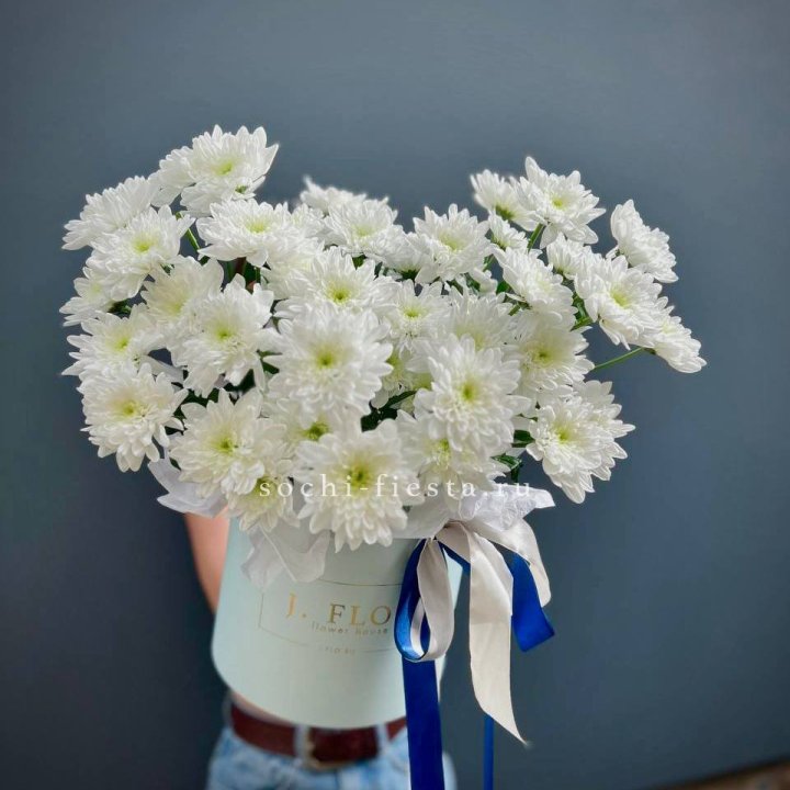 Коробка с хризантемами №3 в Костроме