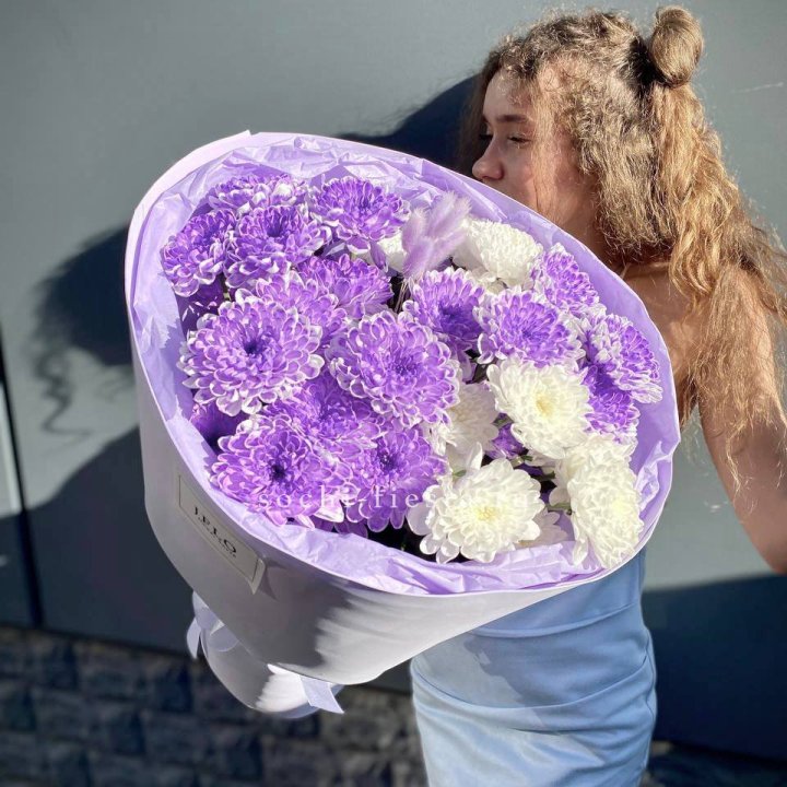  Букет хризантем "Сирена" в Костроме