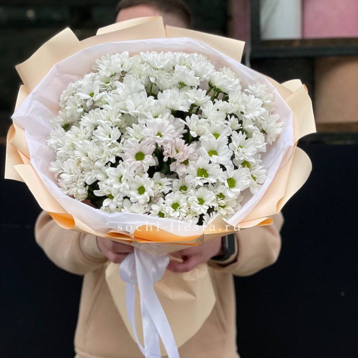  Букет хризантем в Костроме