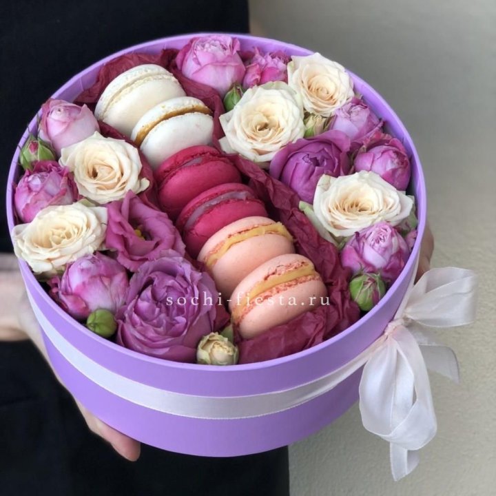 Цветочный бокс "Лаванди" в Костроме