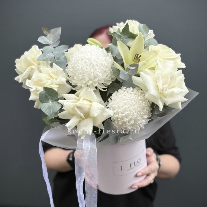 Цветы в шляпной коробке  в Костроме