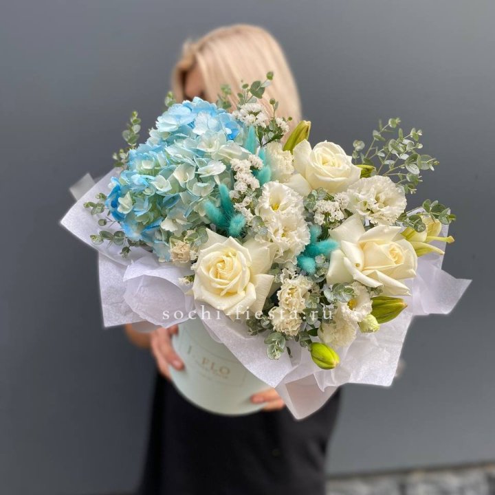 Цилиндр в голубых оттенках №1 в Костроме