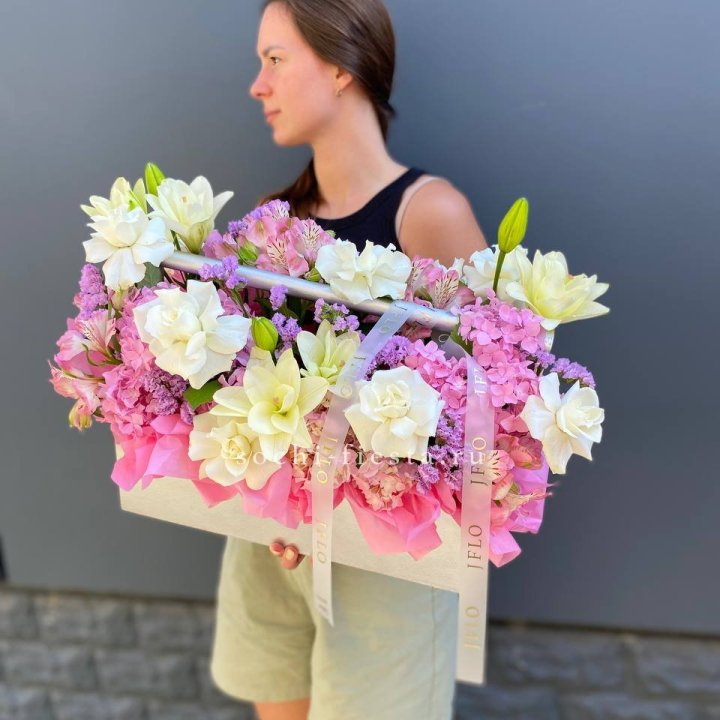 Большой бокс розовый в Костроме