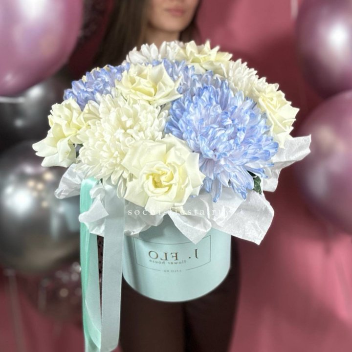 Коробка с цветами "Вольта" в Костроме