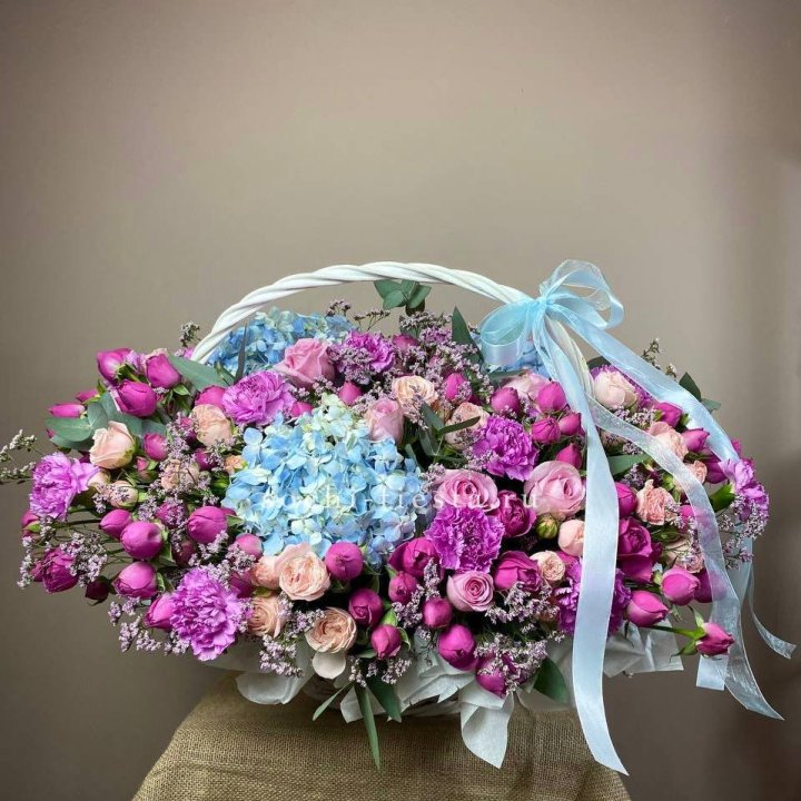 Авторская корзина "Лавандерия" в Костроме