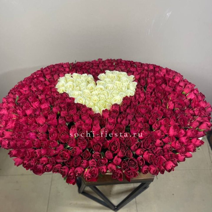 501 роза в корзине в Костроме