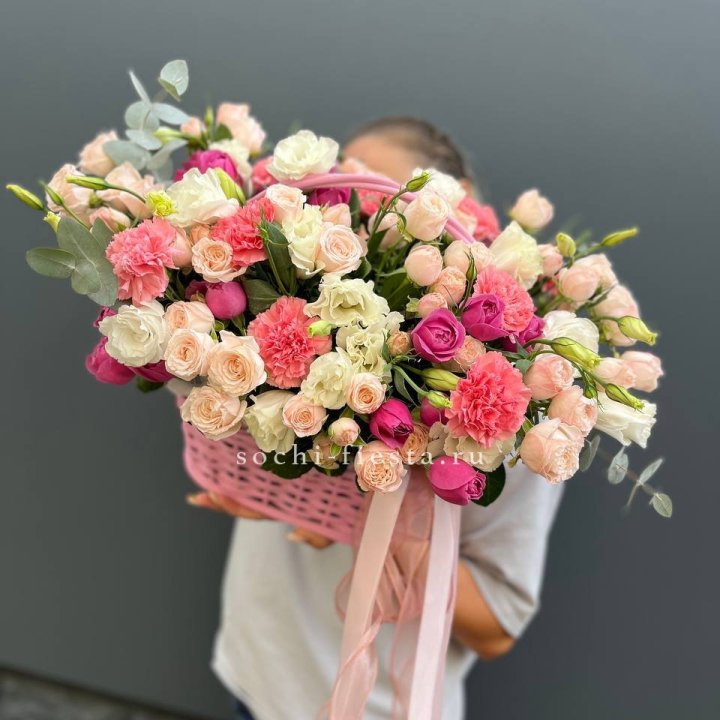 Цветочная корзина "Флоренция" в Костроме