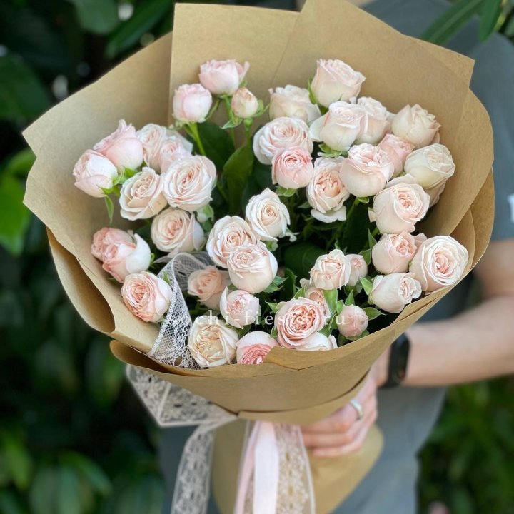Кустовые розы букет №1 в Костроме