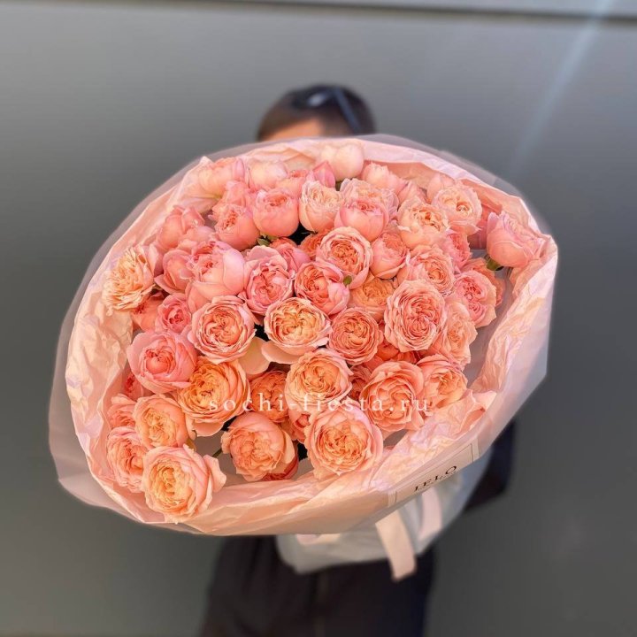 Букет из 21 пионовидной розы Джульетта в Костроме