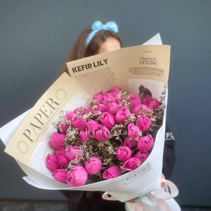 Пионовидные розы баблс №3 в Костроме