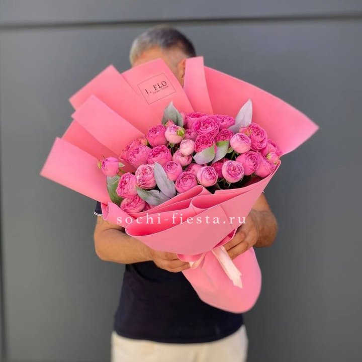 Пионовидные розы баблс №2 в Костроме