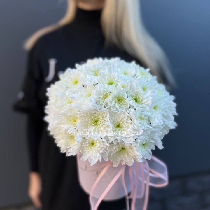 Коробка с хризантемами №1 в Костроме