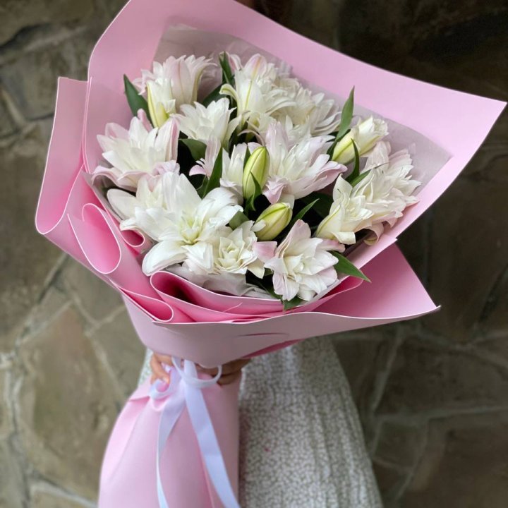 Букет пионовидных лилий №1 в Костроме