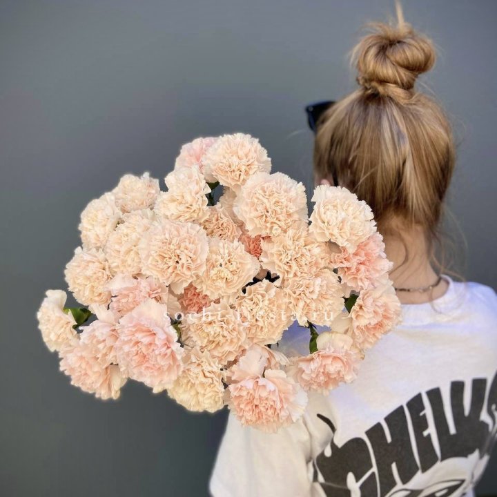 Охапка диантусов  в Костроме