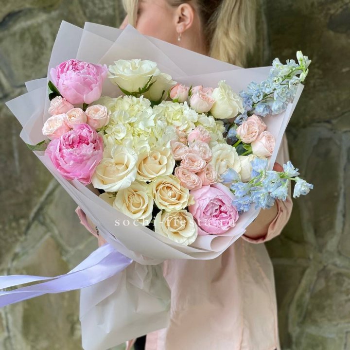 Букет с пионами "Богема" в Костроме