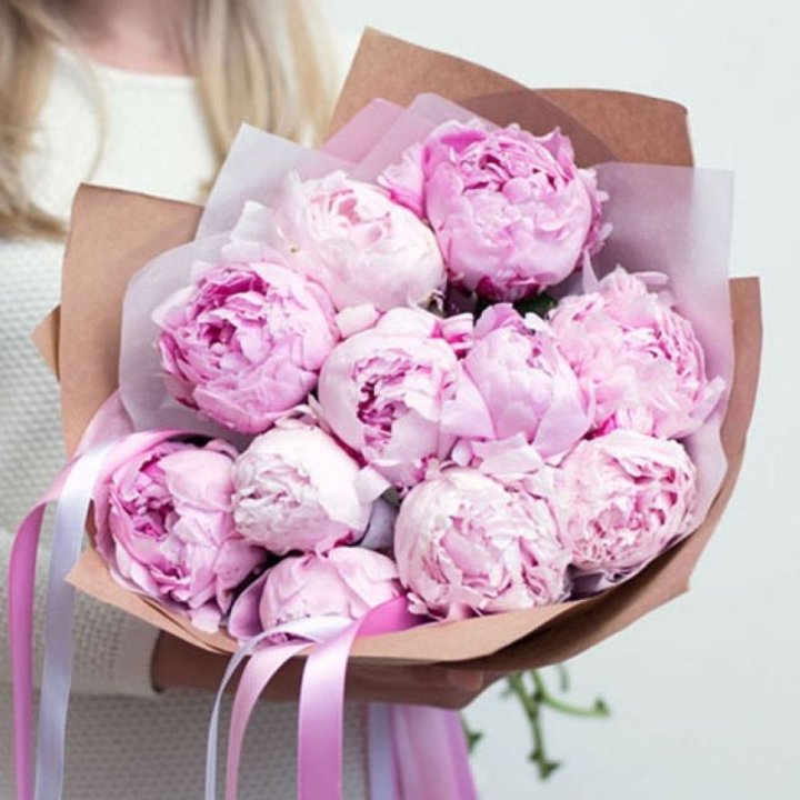 11 нежных пионов в Костроме