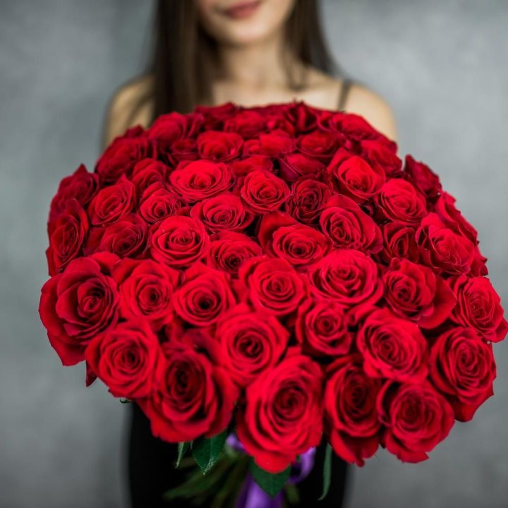51 красная роза в Костроме