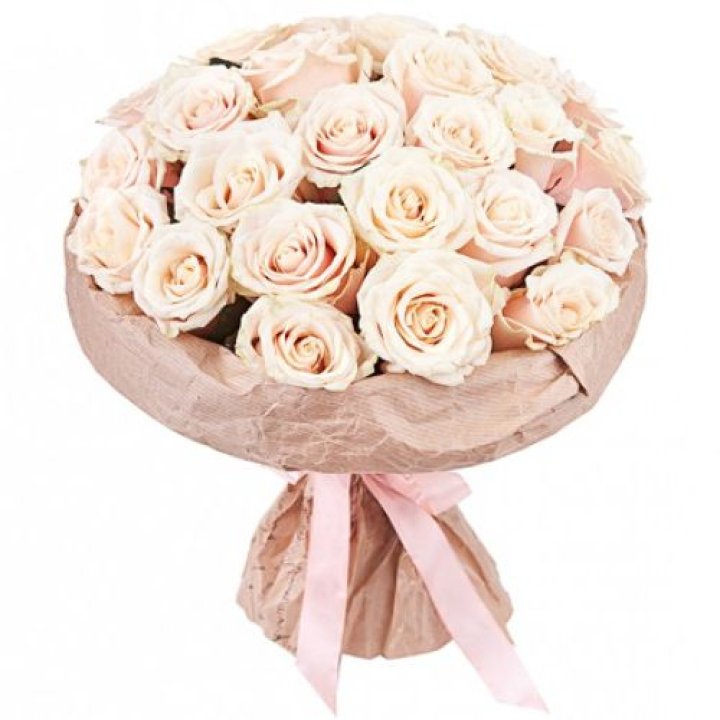 25 кремовых роз "Craft" в Костроме