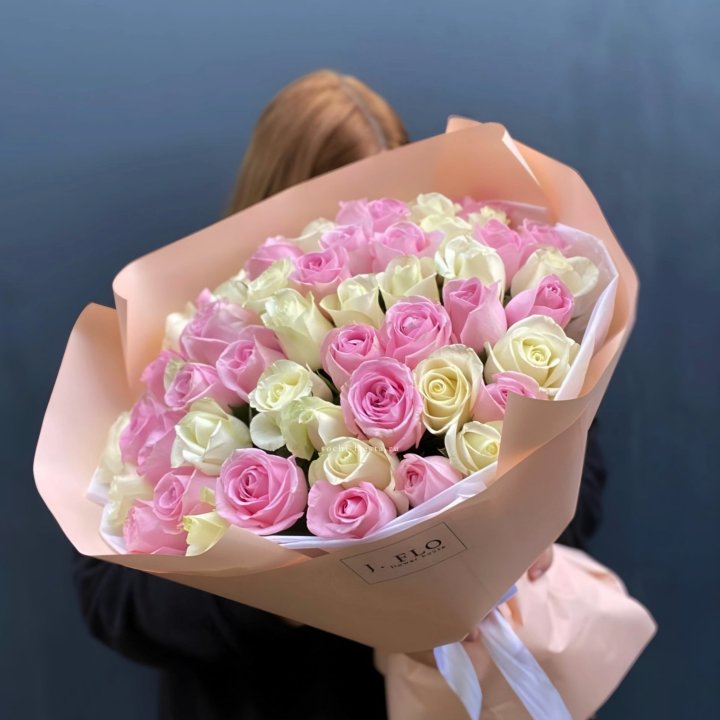55 роз микс нежности в Костроме